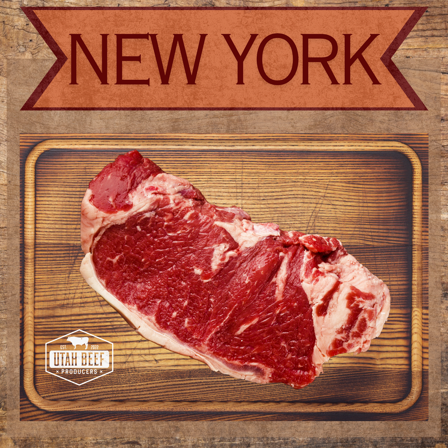 New York Strip: A tender, boneless cut from the short loin, offering a good balance of marbling and flavor, popular for steaks.